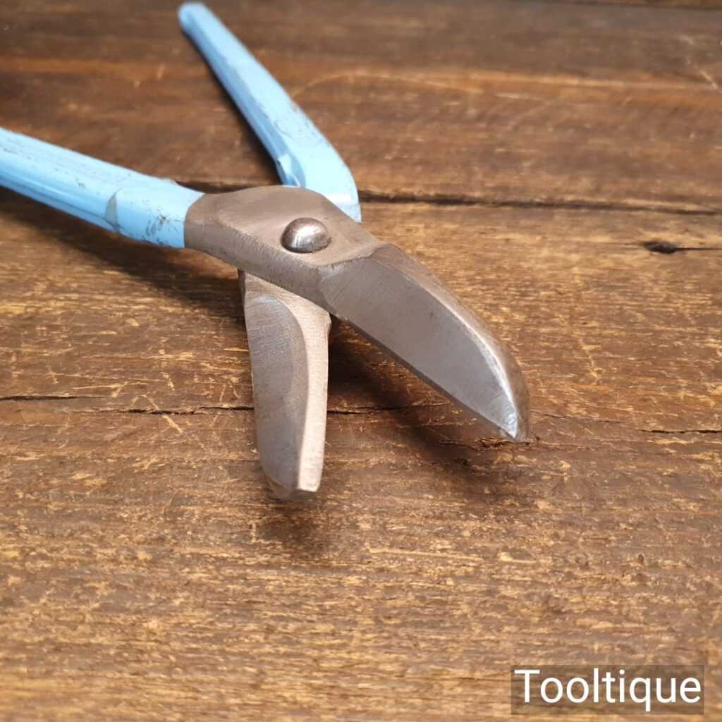 Vintage Crescent Tool Co.Tin Snips Jamestown NY 11 outil en acier