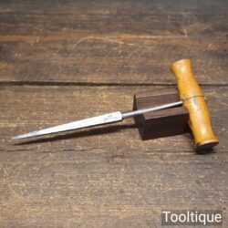 Vintage Marple and Son’s Boxwood Handled Rimmer Hole Reamer - Sharpened