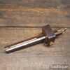 Rare Ulmia Rosewood Calibrated Mortice Gauge With Curved Fence Attachment