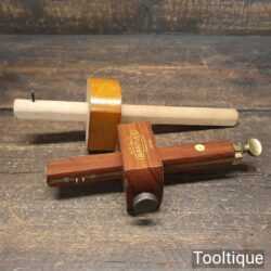 Vintage Marples Rosewood Mortice Gauge & Beechwood Marking Gauge