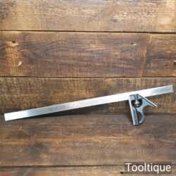 Vintage 24” Moore & Wright Cast Steel Adjustable Set Square - Fully Refurbished