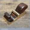 Vintage Low Angle Brass Rosewood Infill Chariot Plane Measuring 4 ¾” Long