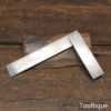 Vintage 4” Moore & Wright No: 400 Engineers Steel Square - Good Condition