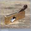 Vintage Miniature 3 ¾” Brass Rosewood Infill Shoulder Plane 3/8” Wide