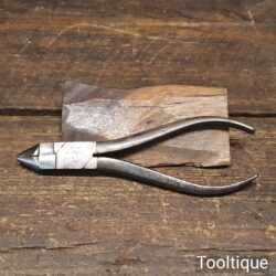 Vintage Geo. Plumpton & Co Cast Steel Bull Nose Pliers - Good Condition