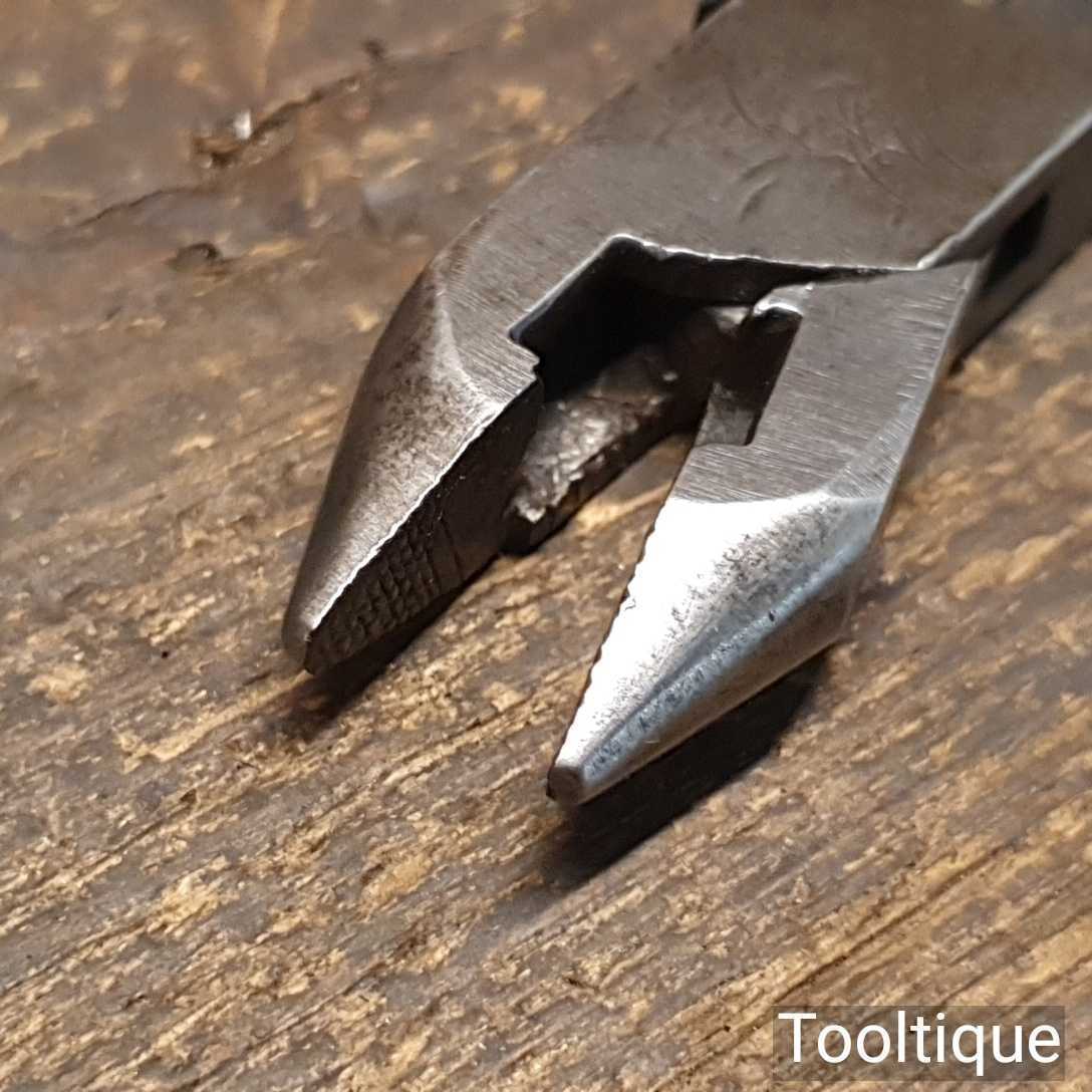 Vintage Geo. Plumpton & Co Cast Steel Bull Nose Pliers Good Condition