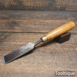 Vintage Burys & Co 1 ⅛” Cast Steel Firmer Chisel - Sharpened Honed