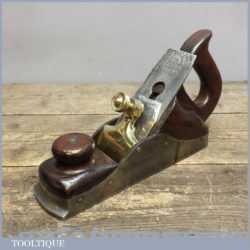 Vintage Scottish Smoothing Plane With Marples Iron