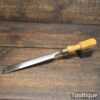 Vintage 1” J. W. Ward Bevel Edge Paring Chisel - Sharpened Honed
