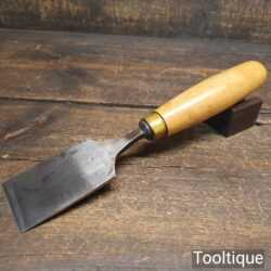 Scarce Vintage 2 ¼” John Bull Cast Steel Sash Pocket Chisel - Sharpened Honed