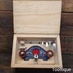 Vintage Boxed Record No: 071 ½” Hand Router Plane & 4 Irons - Good Condition
