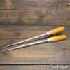 Scarce Vintage Pair William Marples & Sons Carpenters 5/8” Drawbore Pins