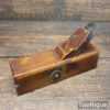 Vintage Sliding Box Chamfer Plane Beechwood Body - Good Condition