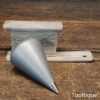 Vintage 3 1/2" No: 400 Alloy Plumb Bob & String Holder - Good Condition