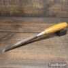 Vintage J. Frost ⁹⁄₁₆” Cast Steel Mortice Chisel Boxwood Handle - Sharpened Honed