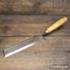 Very Rare Vintage Buck Bros Pattern Makers 2” Cranked Bevel Edge Paring Chisel