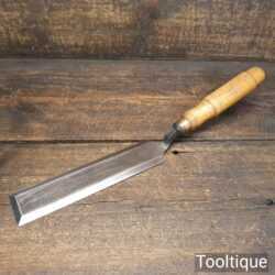 Very Rare Vintage Buck Bros Pattern Makers 2” Cranked Bevel Edge Paring Chisel