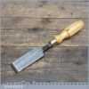Vintage Woodcock Of Sheffield 1 ½” Wide Mortice Chisel - Boxwood Handle