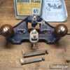 Vintage Boxed Record No: 071 Hand Router Plane Complete - Good Condition