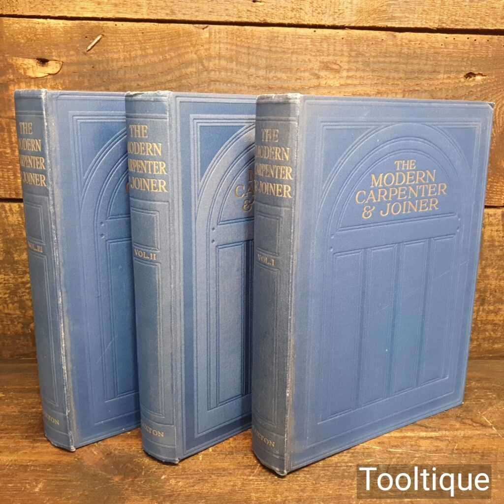 Vintage The Modern Carpenter & Joiner Volumes 1-3 - Good Condition