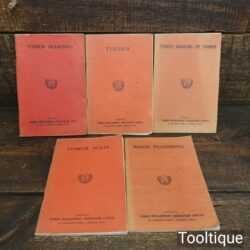 Vintage Set Of 5 Timber Booklets - Original Condition
