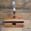 Antique Griffiths Norwich Beechwood Old Woman’s Tooth Router Plane - Good Condition