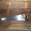 Rare Antique c1840 George Buck 26” Rip Saw 6 TPI - Refurbished Sharpened