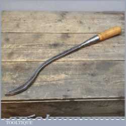 Vintage W Gilpin Swan Neck Mortice Chisel Measuring 21” Long