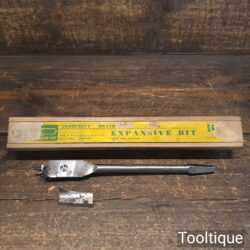 Vintage Boxed Footprint 3” Expanding Bit Complete - Good Condition