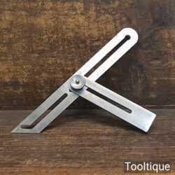 Vintage Engineers L.S. Starrett Co. USA 6” Steel Bevel - Good Condition