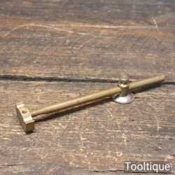 Vintage Swiss Brass Glass Cutter with Interchangeable Head Straight & Circular Work