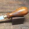 Vintage George Barnsley Clickers Leatherworking Shoe Knife - Sharpened Honed