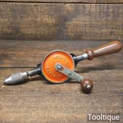 Vintage Stanley No: 803 Double Pinion Egg Beater Hand Drill - Fully Refurbished