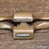 Luthiers Vintage Pair Of Solid Brass 3 ½” Spokeshaves - Good Condition