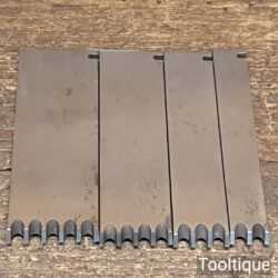 Scarce Vintage Set 4 Stanley Combination Plane Reeding Cutters - Good Condition