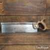 Vintage Millard Bros c1920 14” Steel Back Tenon Saw 10 TPI - Sharpened Refurbished