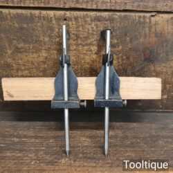 Vintage Pair Of 7” Carpenters Trammel Points - Good Condition