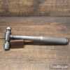Unusual Vintage Cast Steel Ball Pein Hammer - Engineered Steel Handle