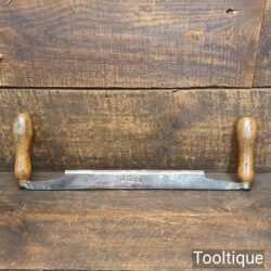 Antique Kenyon Carpenter’s Drawknife 9” Cutting Edge - Sharpened Honed