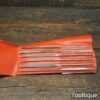 Vintage Stubbs 6 Assorted Set Of Needle Files In Case - Good Condition