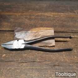 Scarce Vintage E.A Berg Eskilstuna Swedish Made Cast Steel Pliers - Good Condition