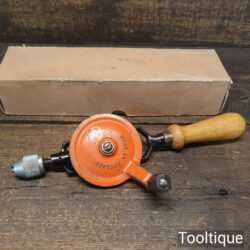 Vintage Boxed Stanley Chapman Single Pinion Egg Beater Hand Drill - Ready To Use