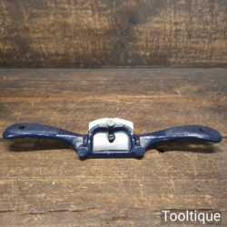 Vintage Record No: 053 Metal Spokeshave Flat Adjustable Throat - Fully Refurbished
