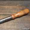 Vintage ²⁷/₃₂" William Marples Cast Steel Greenwood Socket Mortice Chisel - Sharpened Honed