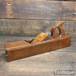 Vintage 17 ¾” Beechwood Badger Plane - Lapped Flat Ready To Use