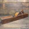 Vintage Griffiths Norwich 22” Beechwood Trying Plane - Lapped Flat Ready To Use