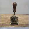 Vintage Quality Large No: 1851 Automatic Number Stamp Machine