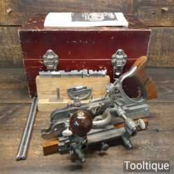 Vintage Boxed Stanley USA No: 45 Combination Plough Plane - Good Condition