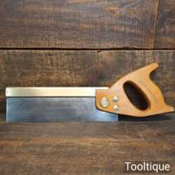 Vintage Spear & Jackson 10” Brass Back Tenon Saw 14 TPI - Sharpened Refurbished