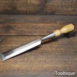 Vintage W. Marples & Sons 1 ½” Bevel Edge Socketed Paring Chisel - Sharpened Honed